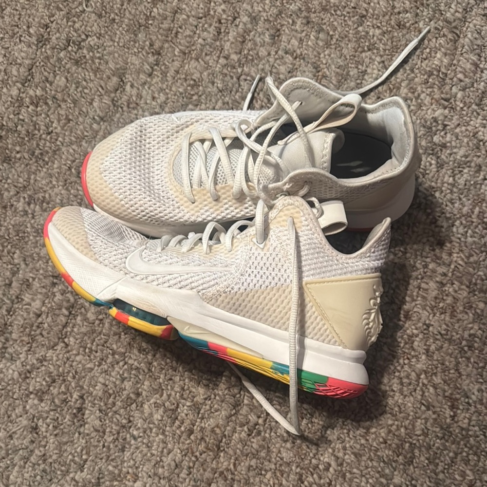 White Multicolor Nike Sneakers